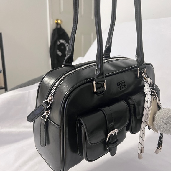 Brand new Retro Boston Black Handbag - Picture 2 of 8